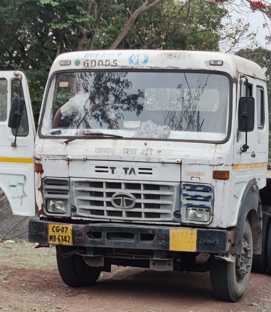 Police arrested accused from Rewa with the stolen trailer from durg