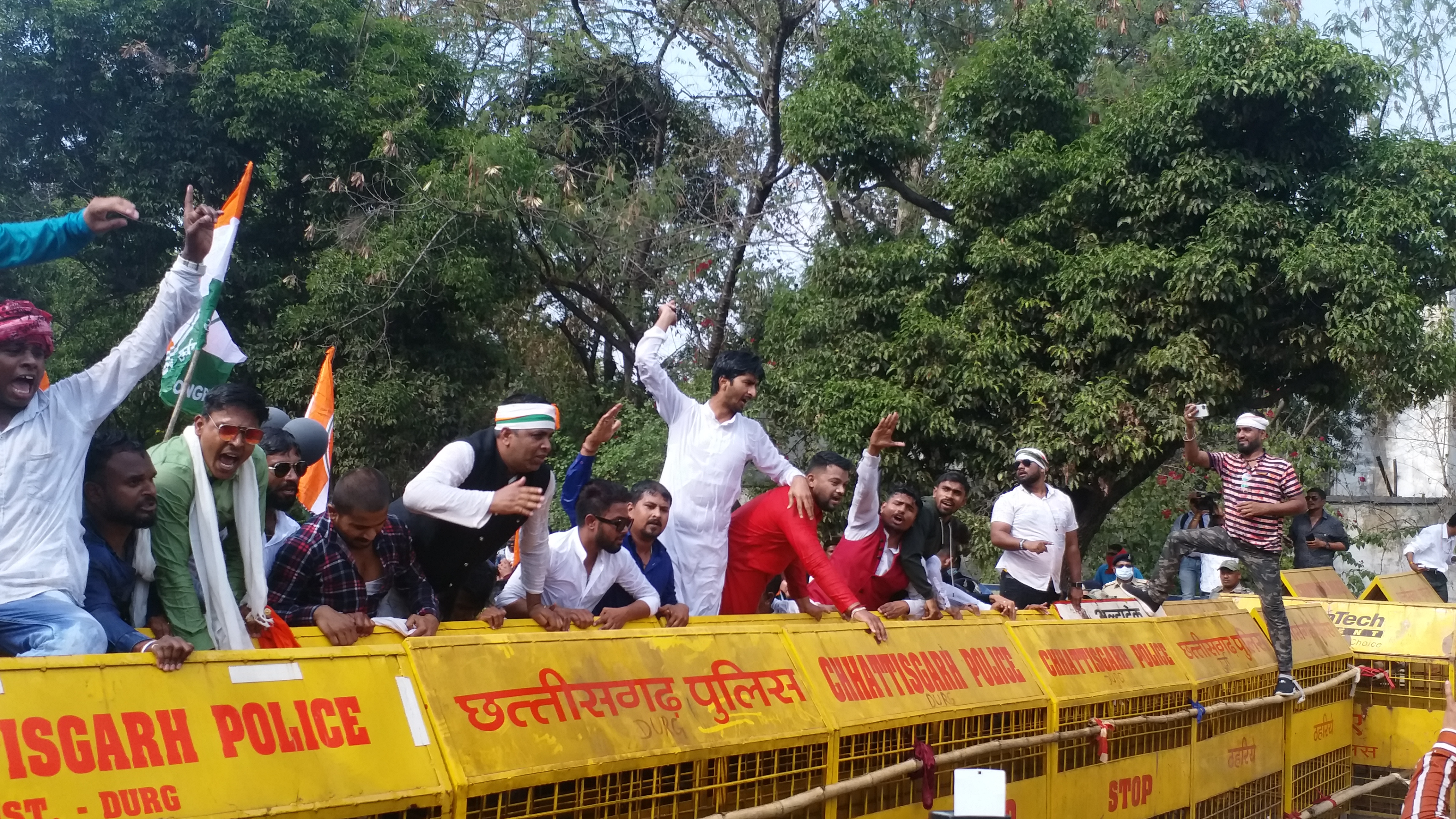 youth congress protest