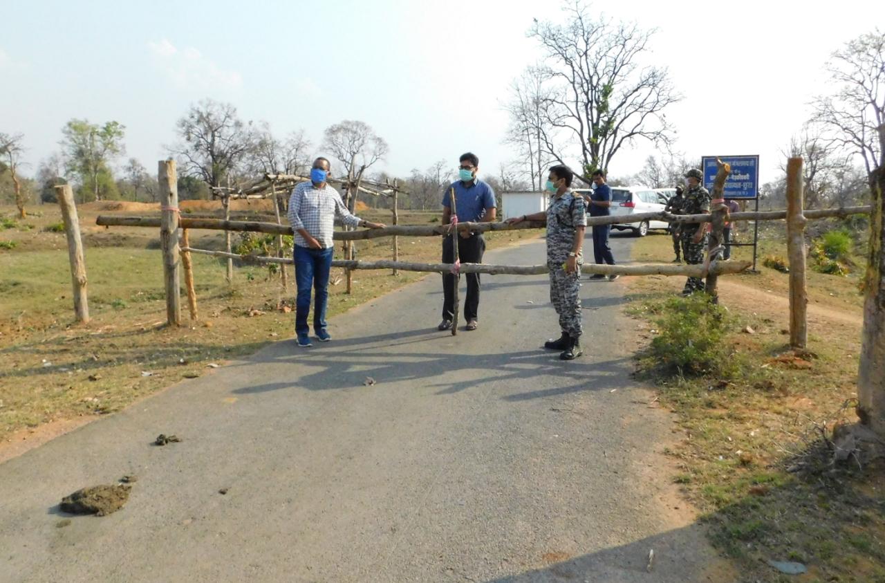 gariyaband inter district border sealed