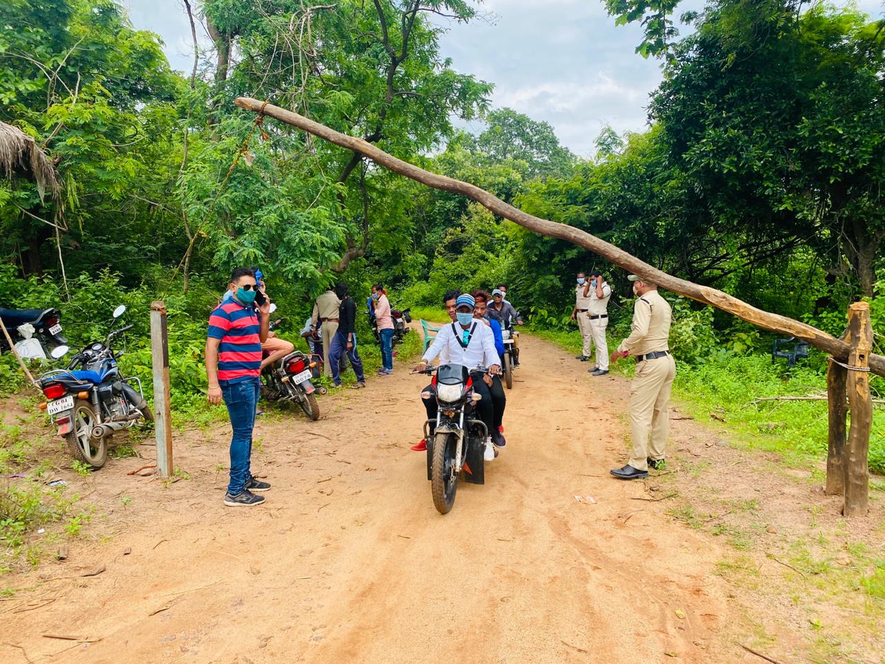 Security arrangements in Gariaband tourist places