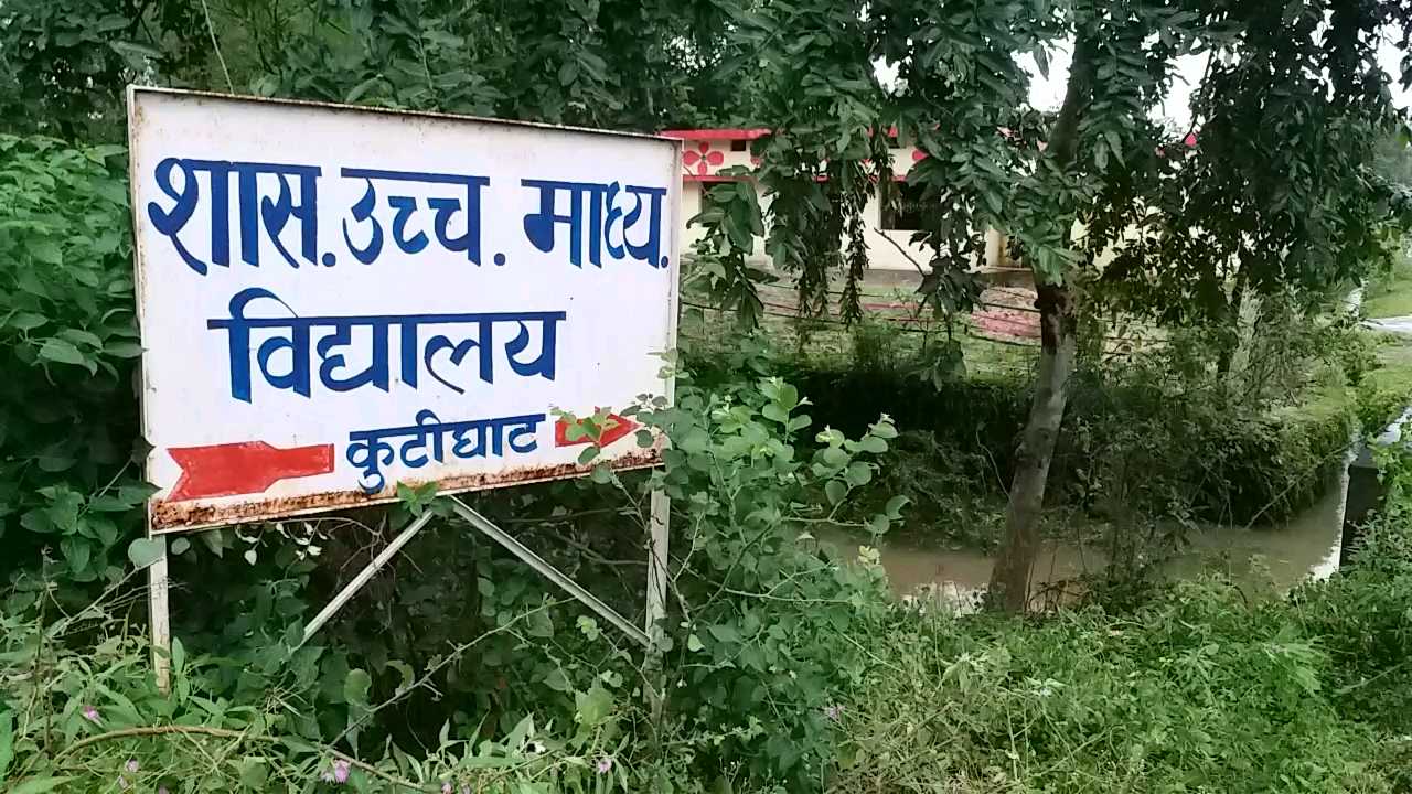 Bridge connecting Janjgir-Bilaspur broken due to flood  in Liladhar River