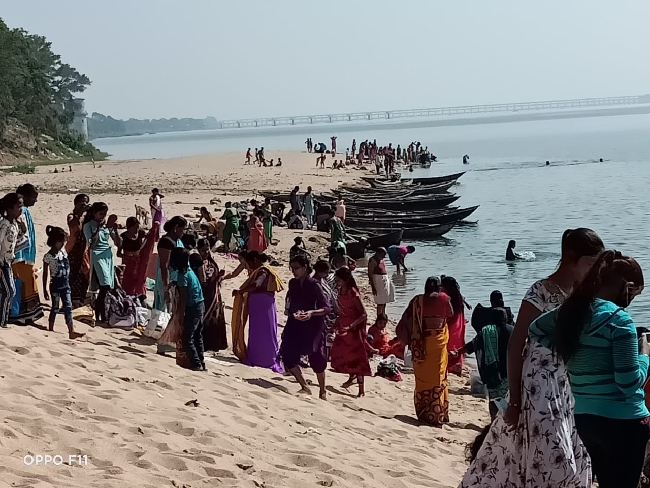 Crowd of devotees in Maa Chandrahasini temple today