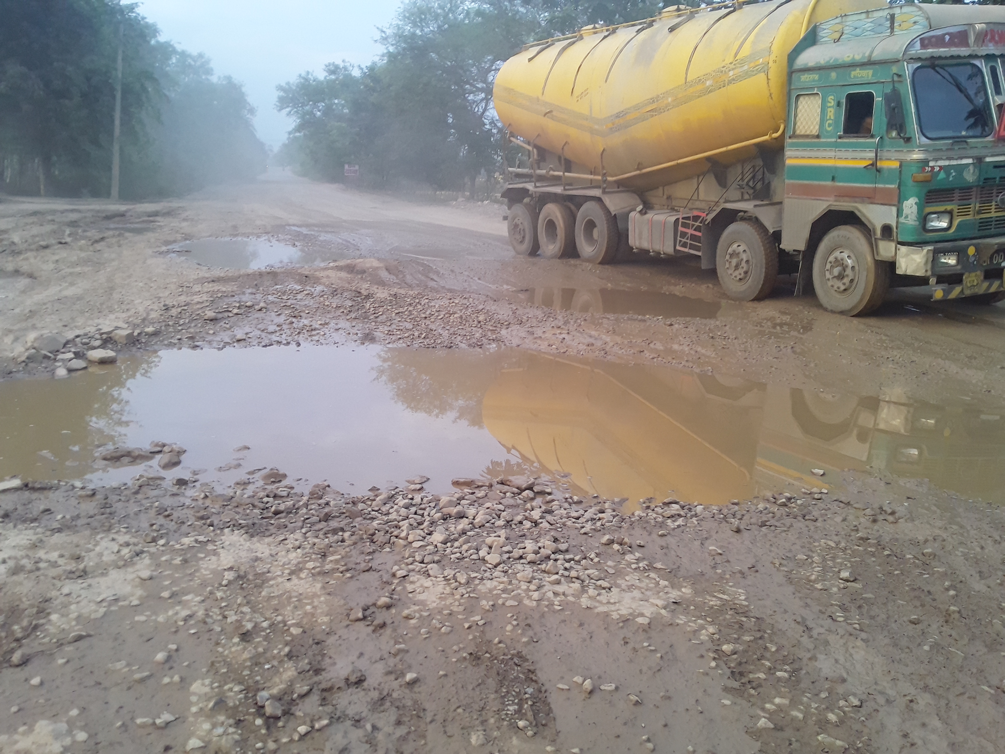 bad condition of roads