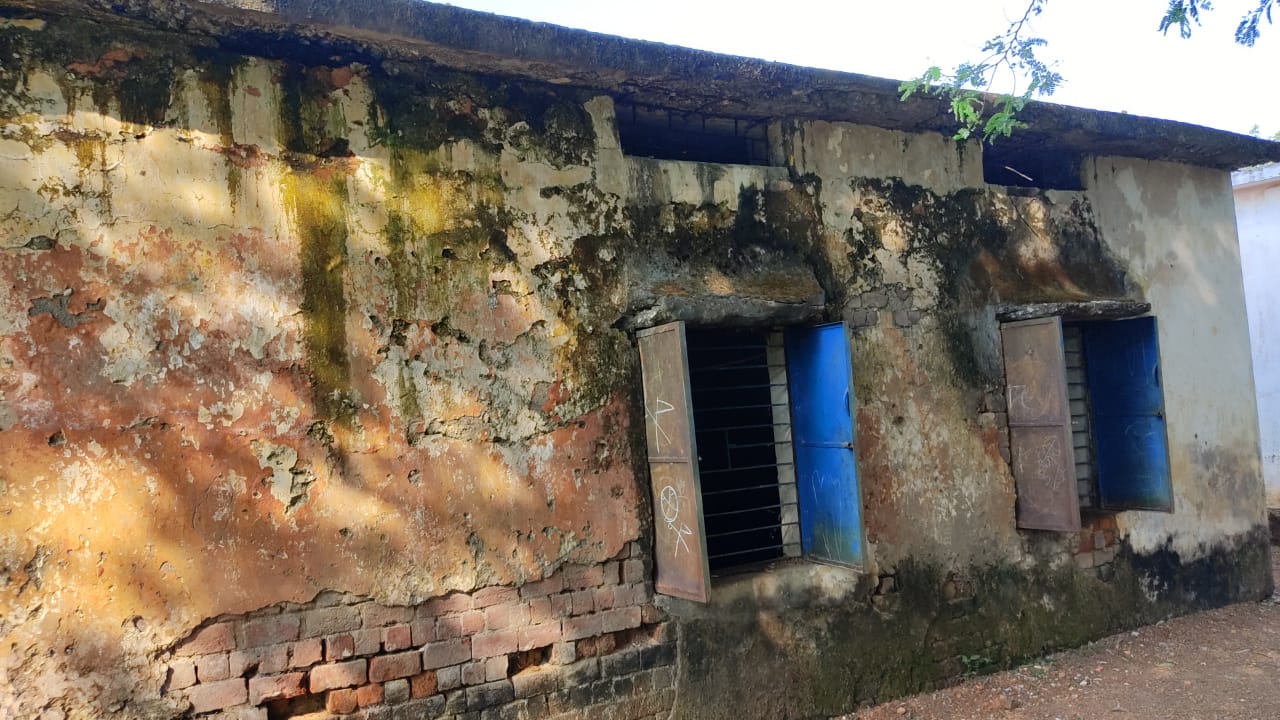 dilapidated school building