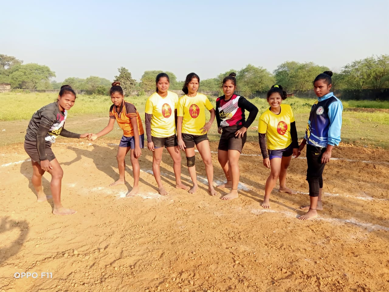 Practice match of women kabaddi competition held