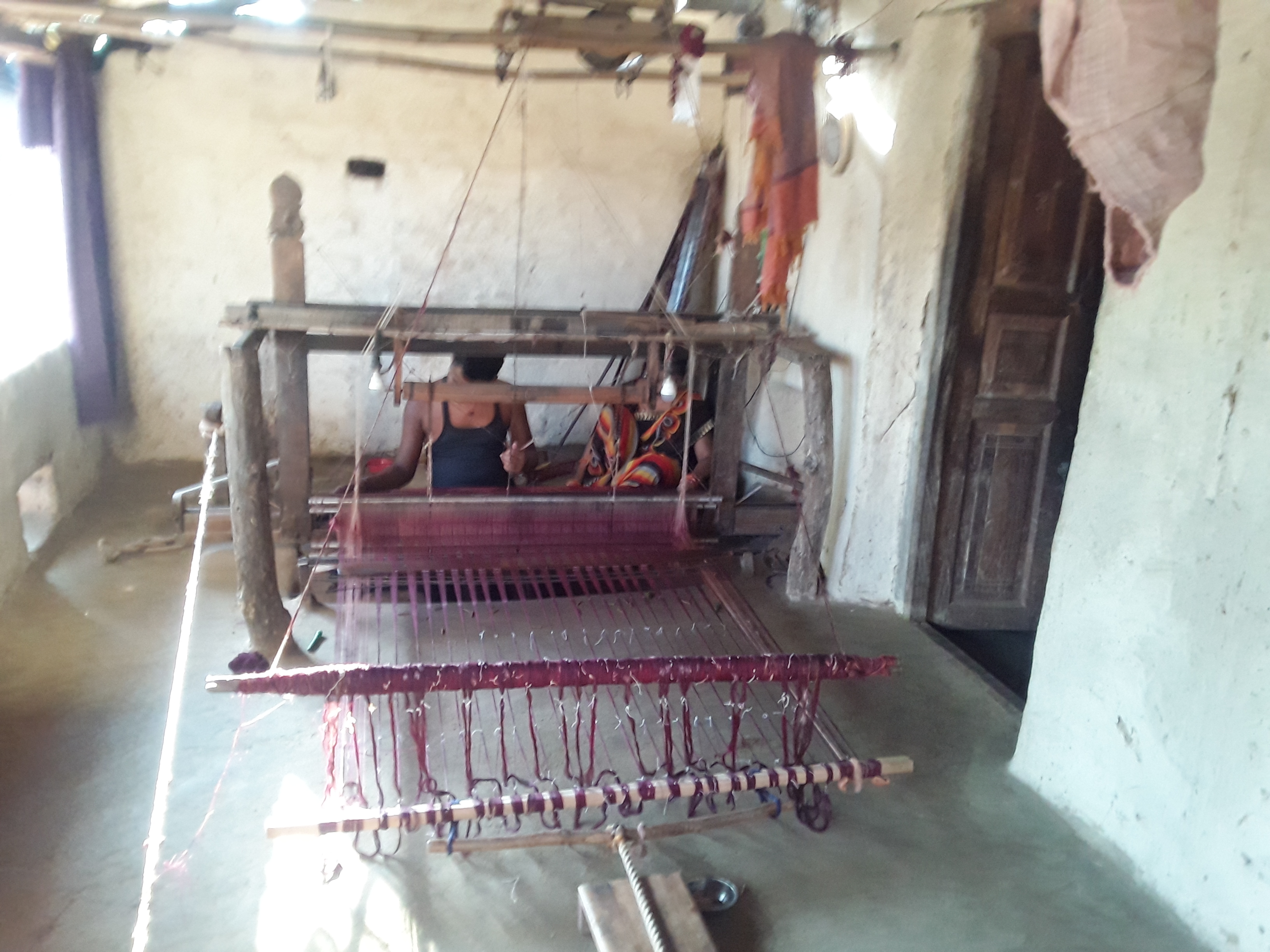 sambalpuri-saree-weaver-upset-by-lockdown-in-janjgir-champa