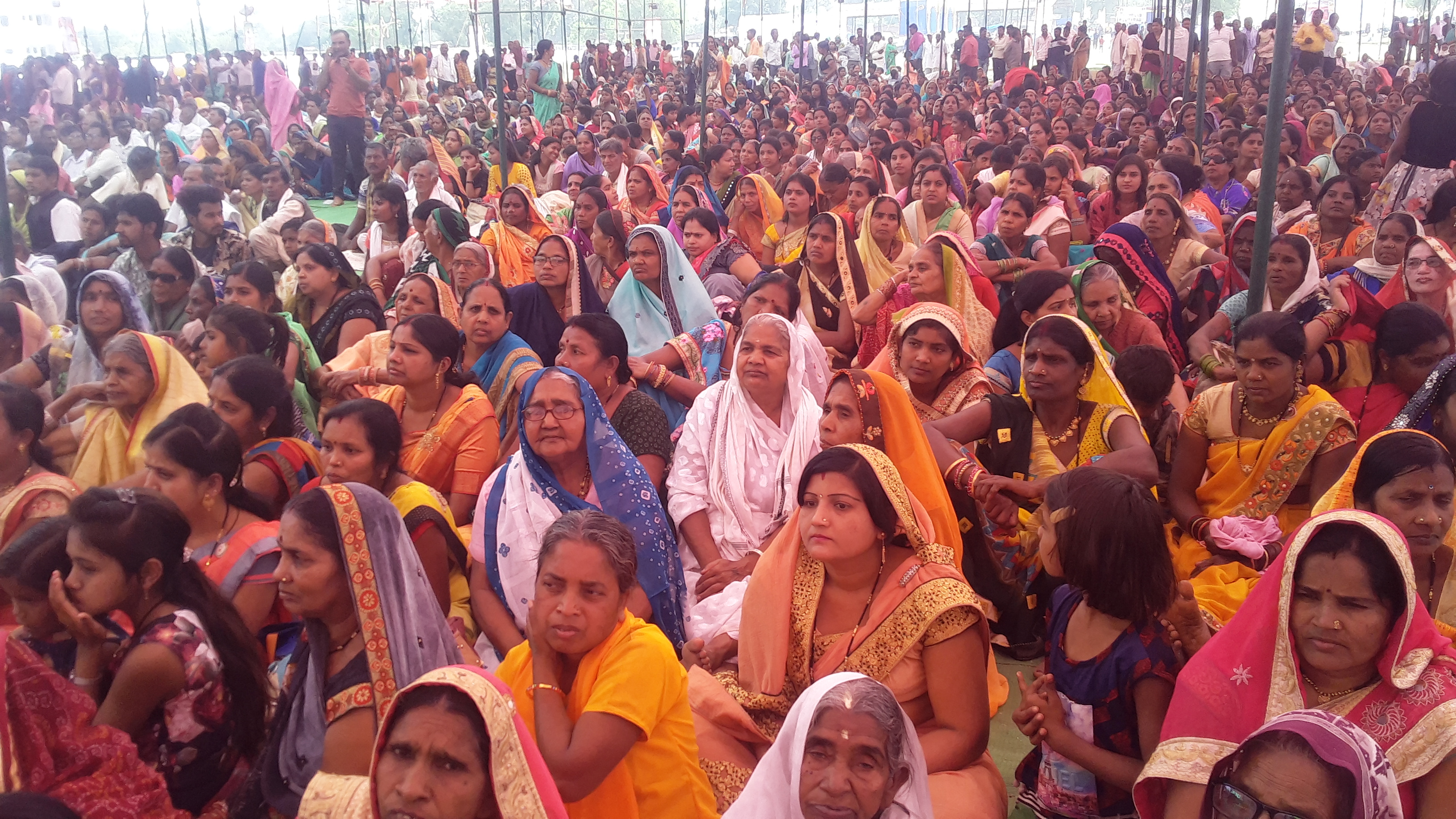 Charan Das Mahant attends Kabir Satsang Samagam ceremony