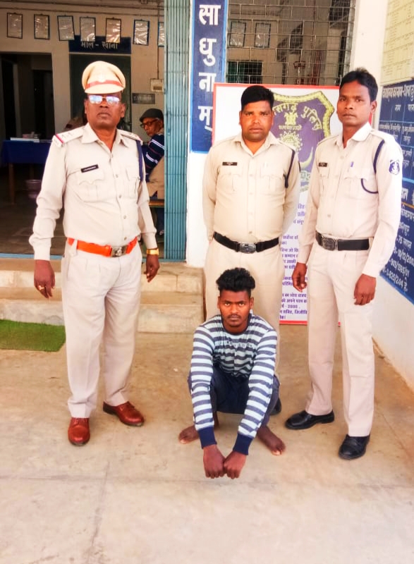 one accused arrested of kidnapping and raping minor girl in jashpur