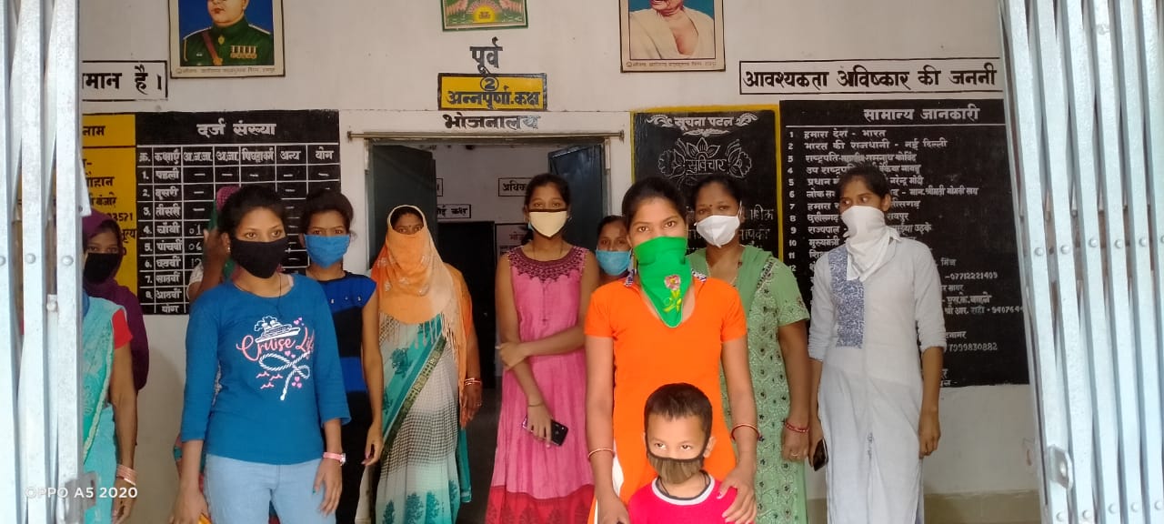 Hunger strike by women to go home at Jashpur Quarantine Center