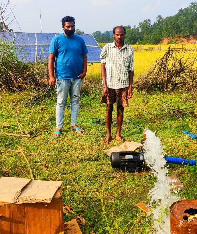 Farmers become self sufficient by installing solar pumps under Solar Sujala scheme in jashpur