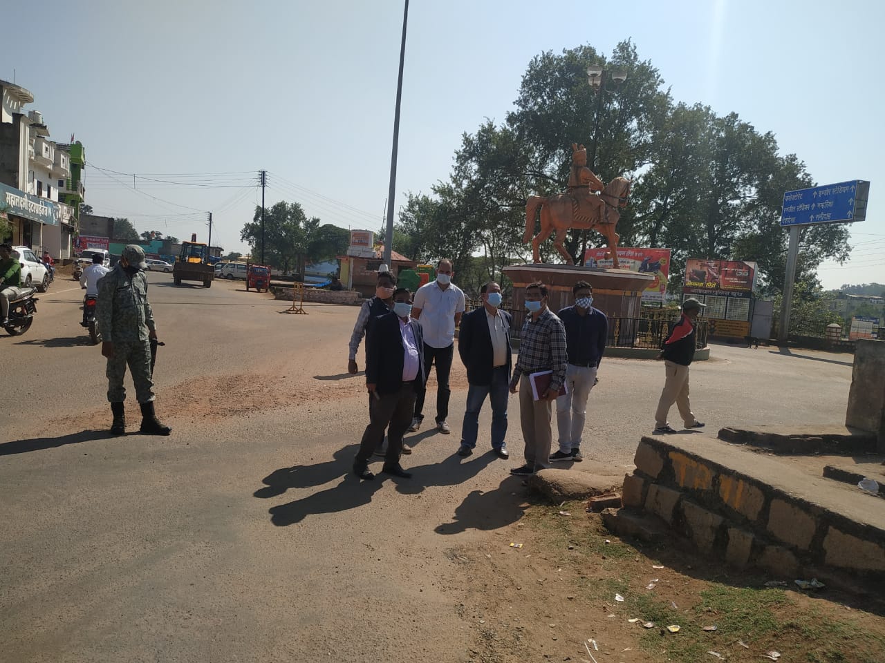 Collector Mahadev Kavre inspected several places including compost center and Muktidham in jashpur