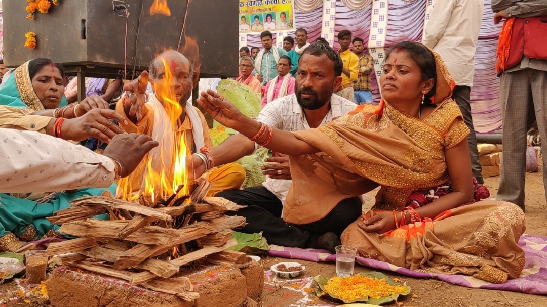 andakuri ganda samaj celebrated basant panchami