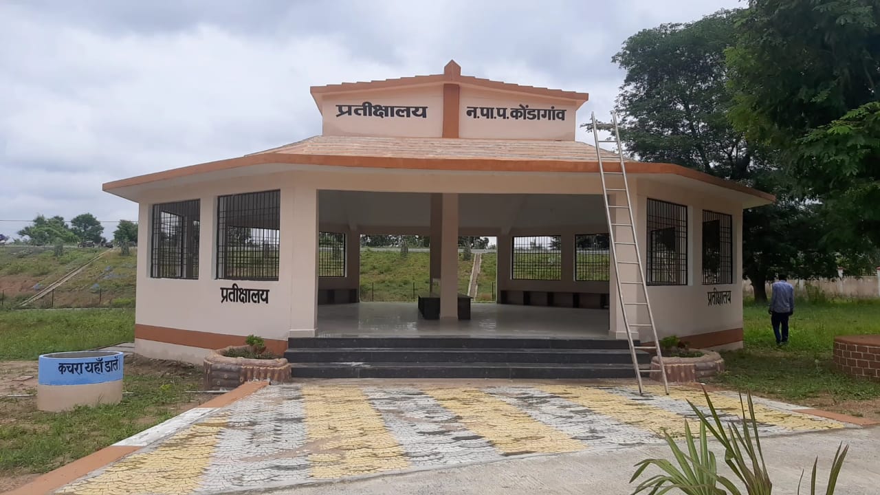 Muktidham has been constructed at a cost of 2 crore 18 lakhs