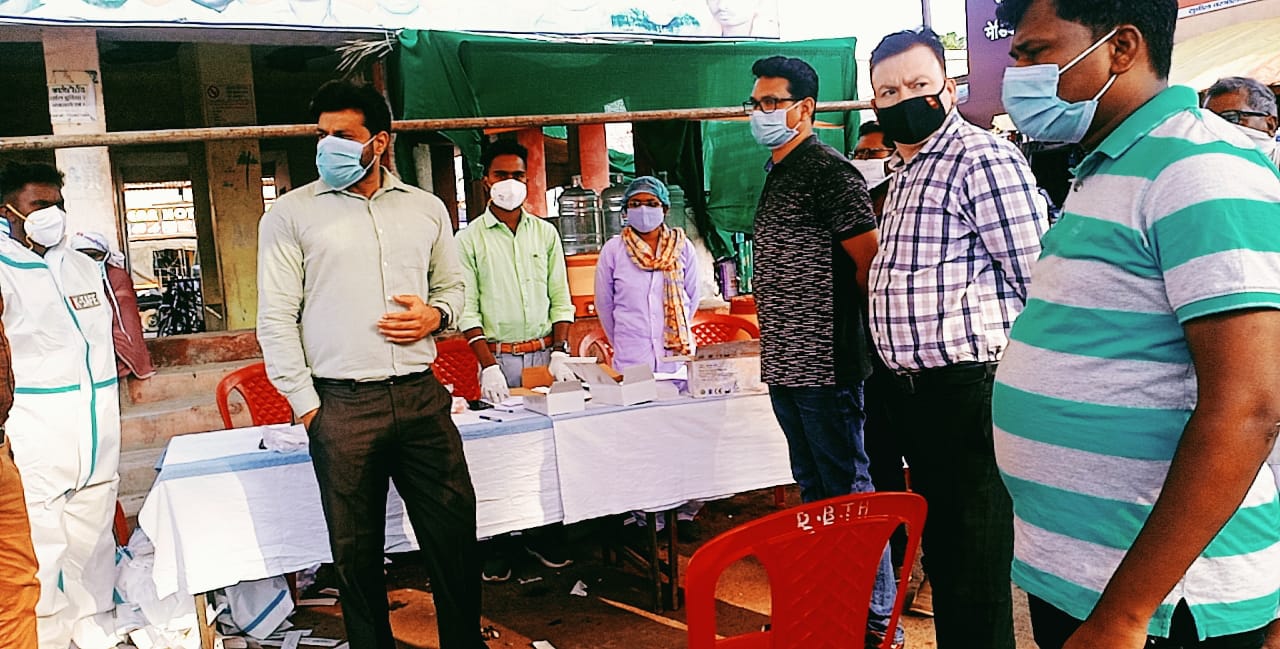 Medical team did corona test at wedding ceremony in Kondagaon