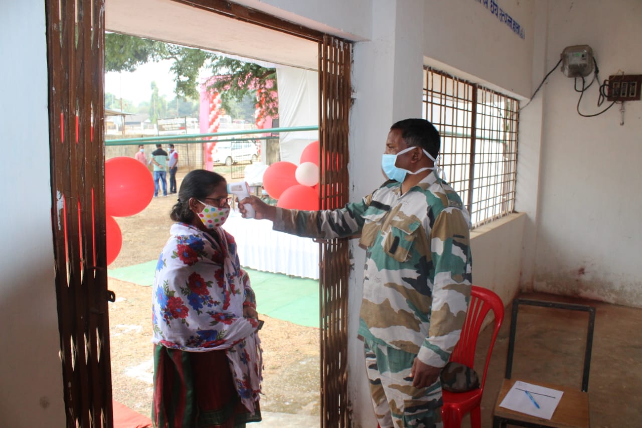 Dry run of corona vaccination in 3 locations of Kondagaon