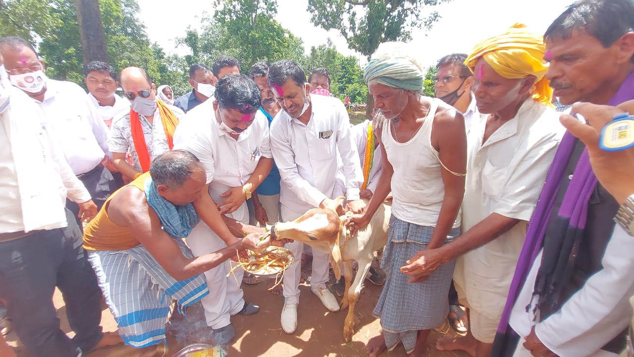 Bhumi pujan of construction works