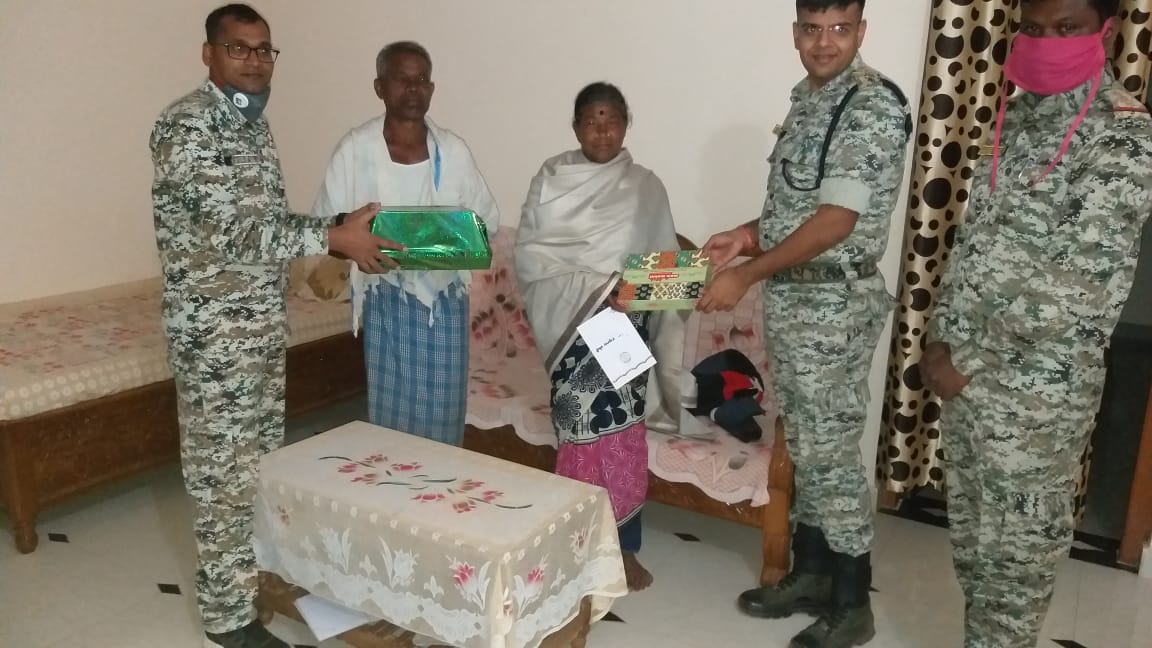 Diwali with the family of the martyred jawans