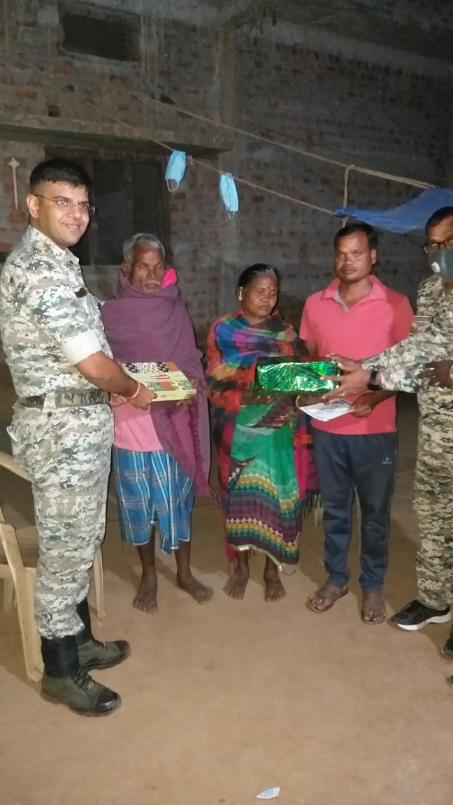 Diwali with the family of the martyred jawans