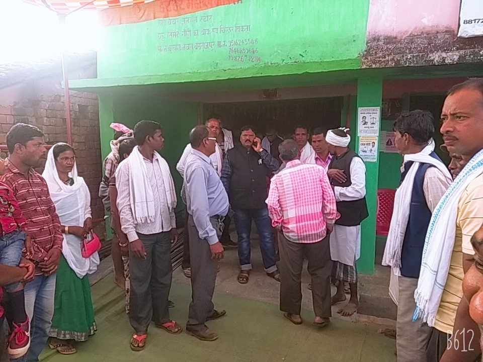 MLA  campaigning  for Panchayat elections