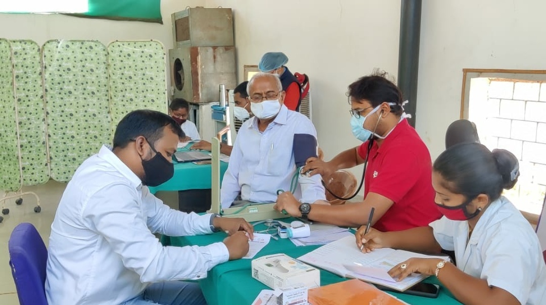 second phase of covid vaccination begins IN keshkal of kondagaon