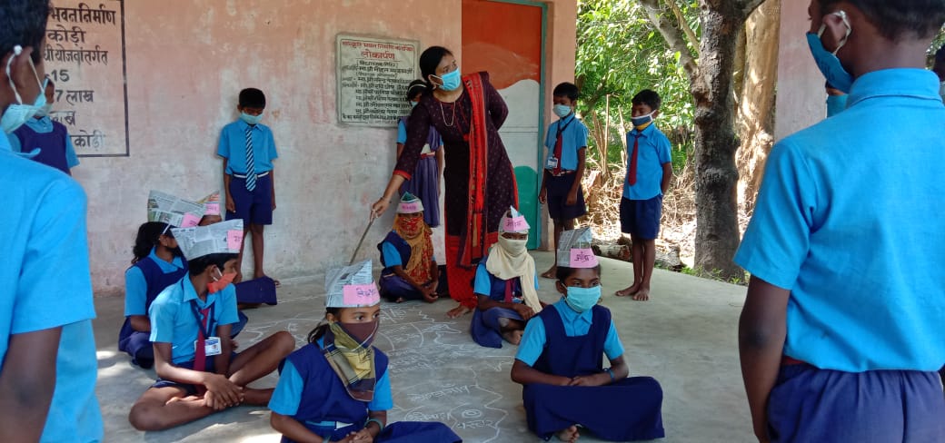 School children of chhattisgarh