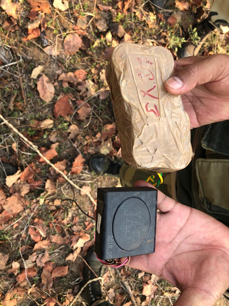 Soldiers recovered IED planted by naxalite in Kanker