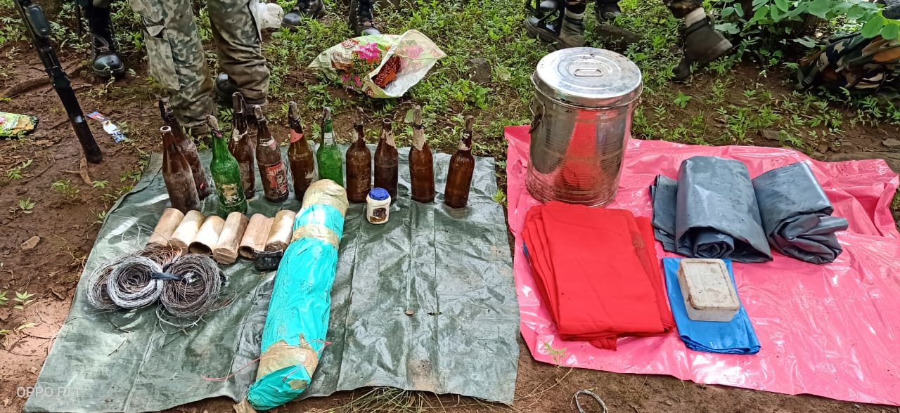 Explosives recovered in large quantities at kanker