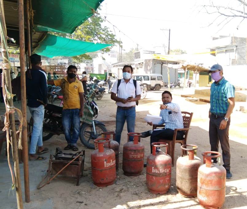 Action at mutton and chicken shop in Kanker