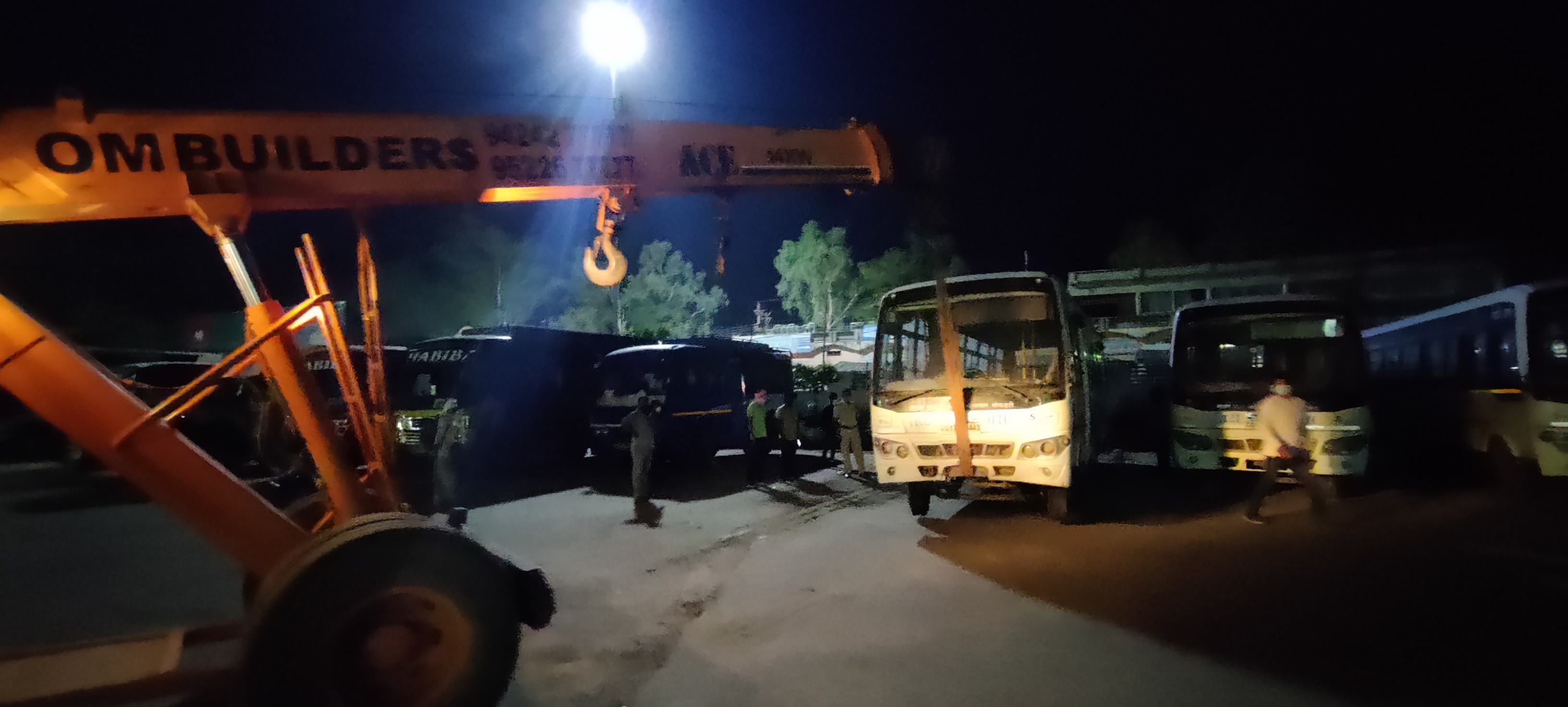 Municipality takes action against buses parked at bus stand kanker