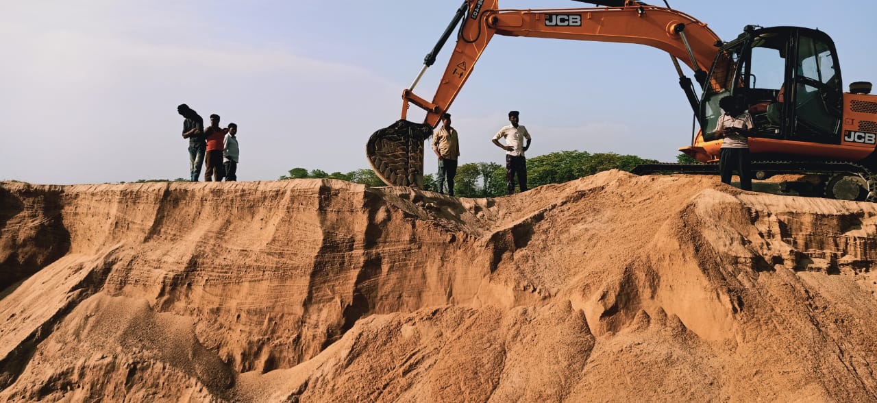 illegal mining of sand