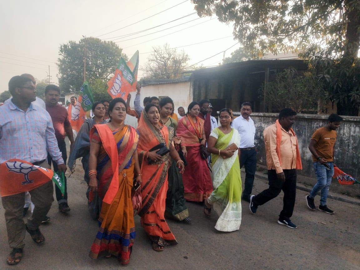 BJP workers involved in rally