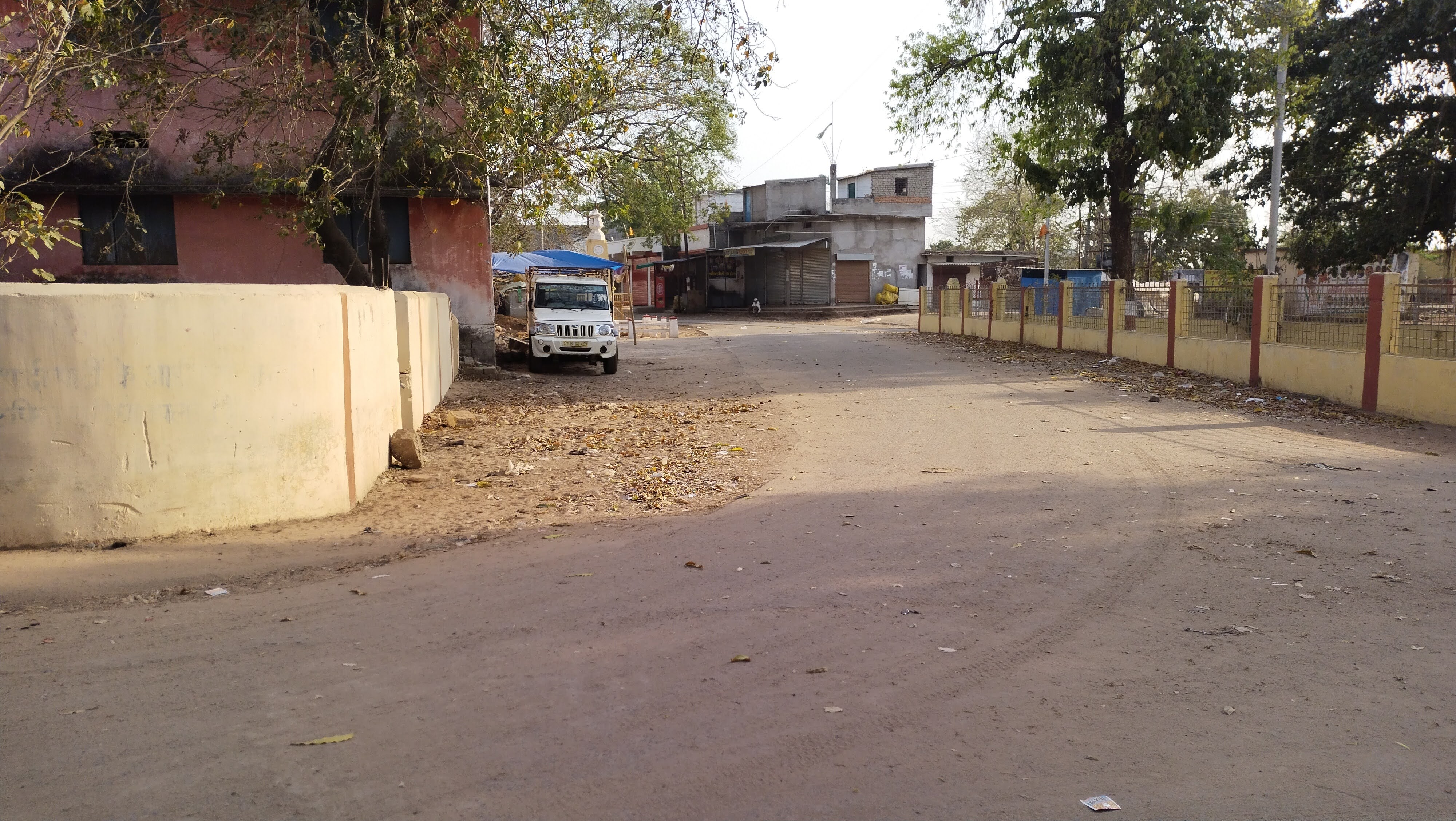 koriya Janakpur road are empty in Holi