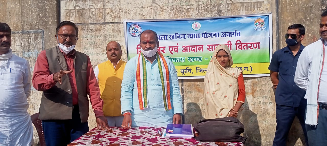 MLA Gulab Kamro did Bhoomipujan