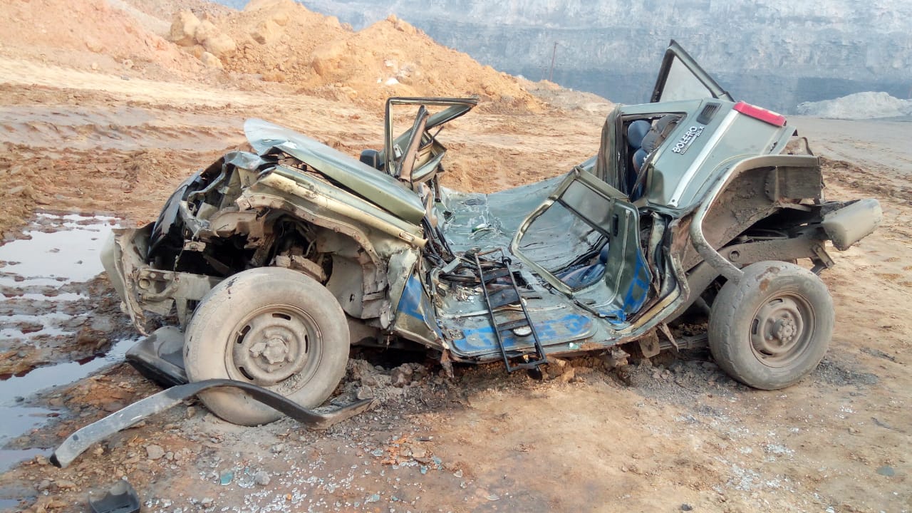 accident in dumper ground Kusmunda mine korba