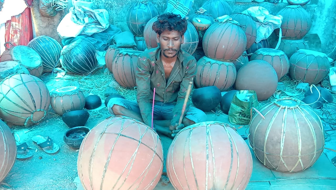 nagada drum sellers in korba