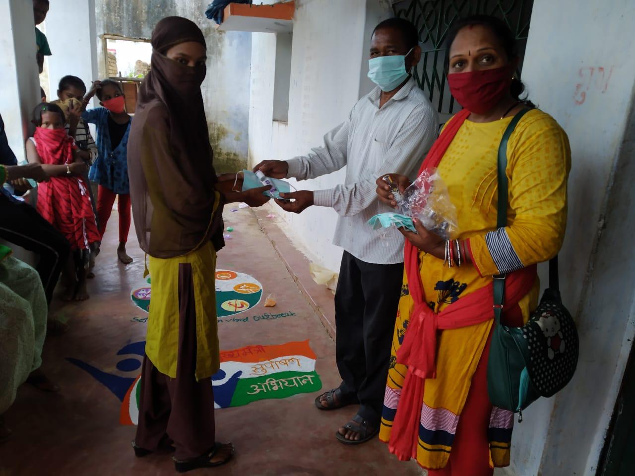 Nutrition Chariot started during Nutrition Month in korba