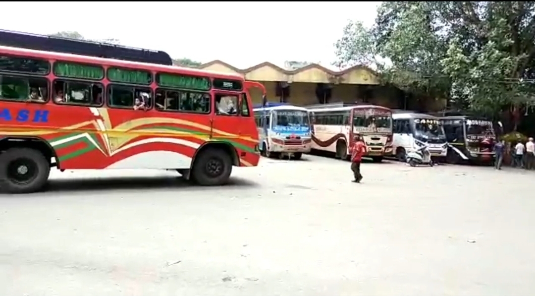 Bus operator demanding fare hike and tax waiver in korba