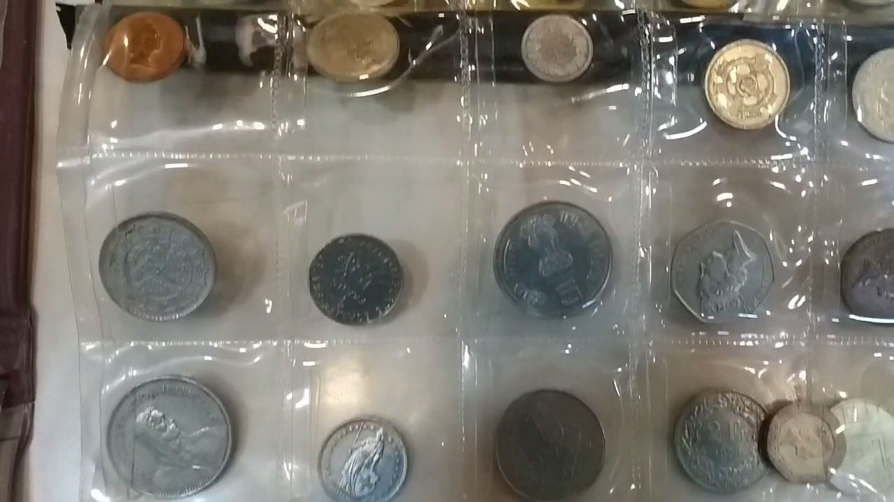 Collection of coins of Mughal and British period with Government of India near Ramsingh Aggarwal in korba