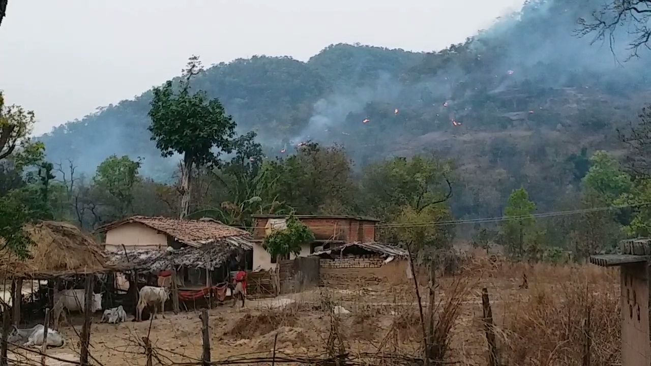 continuous-fire-spreading-in-forests-of-korba-forest-division