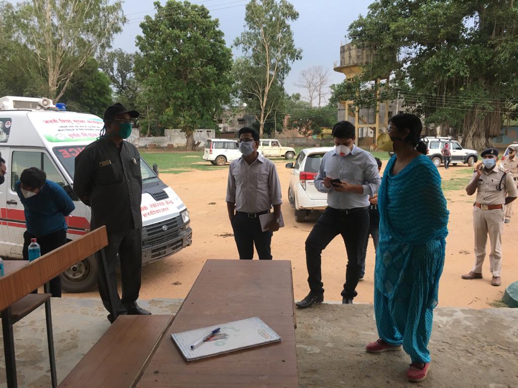 Korba Collector inspected Quarantine Center at Pali