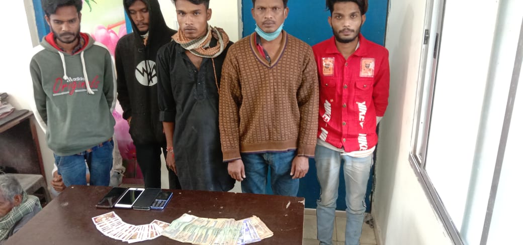 464 gamblers caught in korba