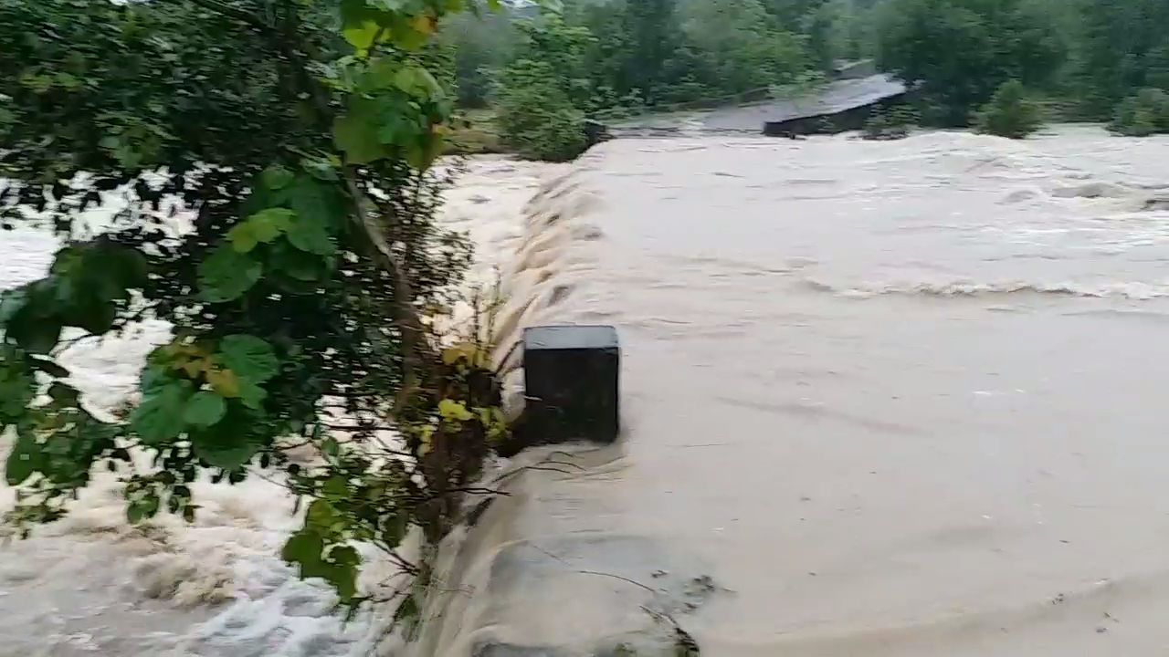 heavy rain in korba