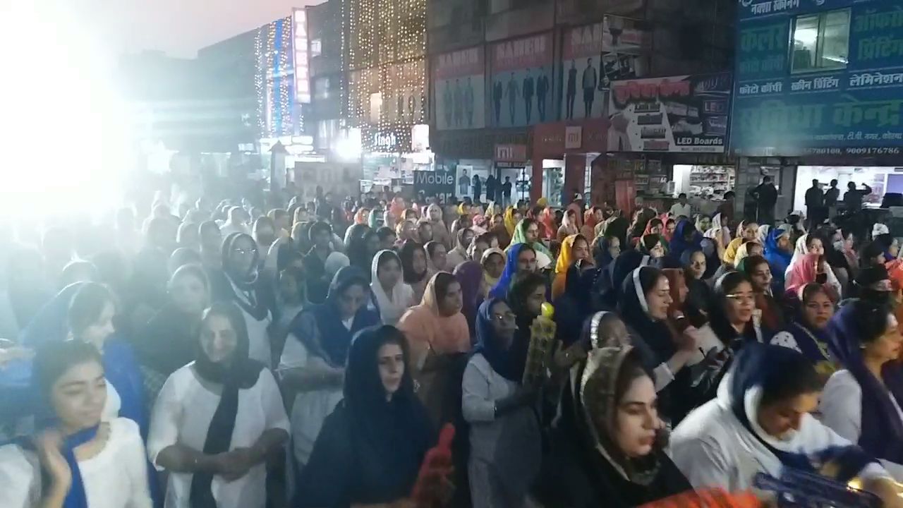 Sikh society holds rally on Prakash festival in korba