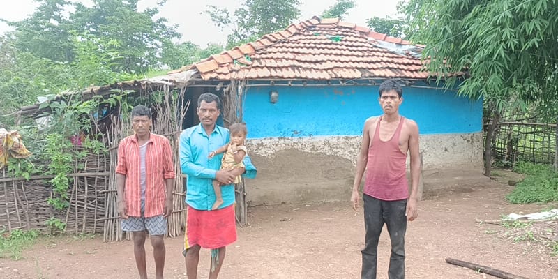 Residence of Baiga tribal families incomplete