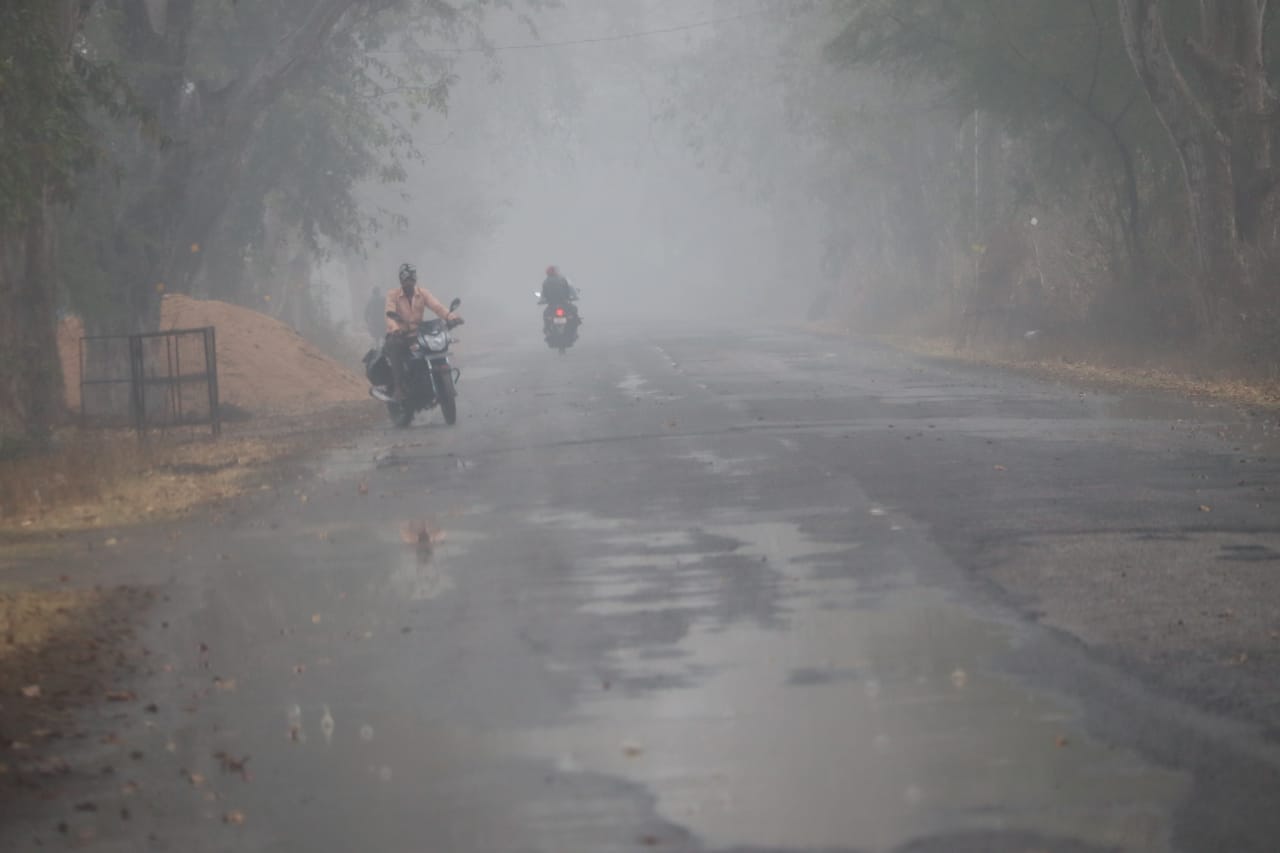 Fog in Kawardha