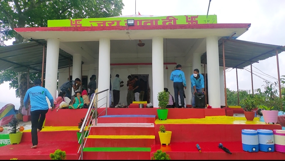 Karuna Foundation renovated pahadi temple