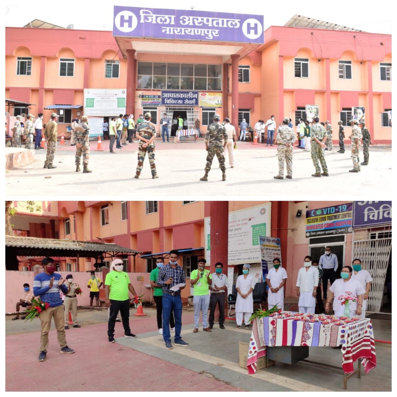 Doctors and nurses honored on International Nurses Day in Narayanpur