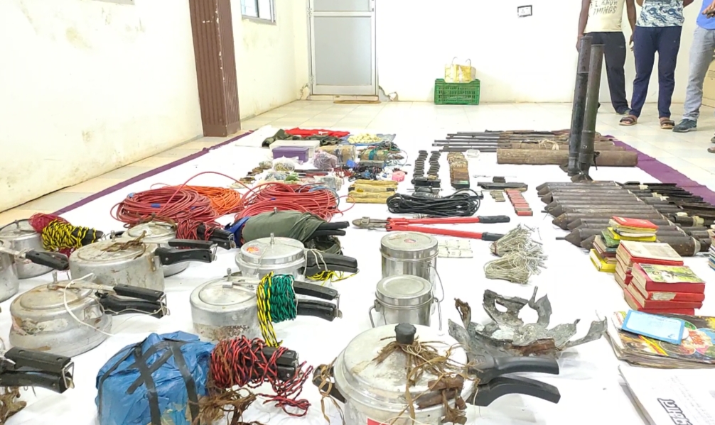 Large amount of explosives recovered