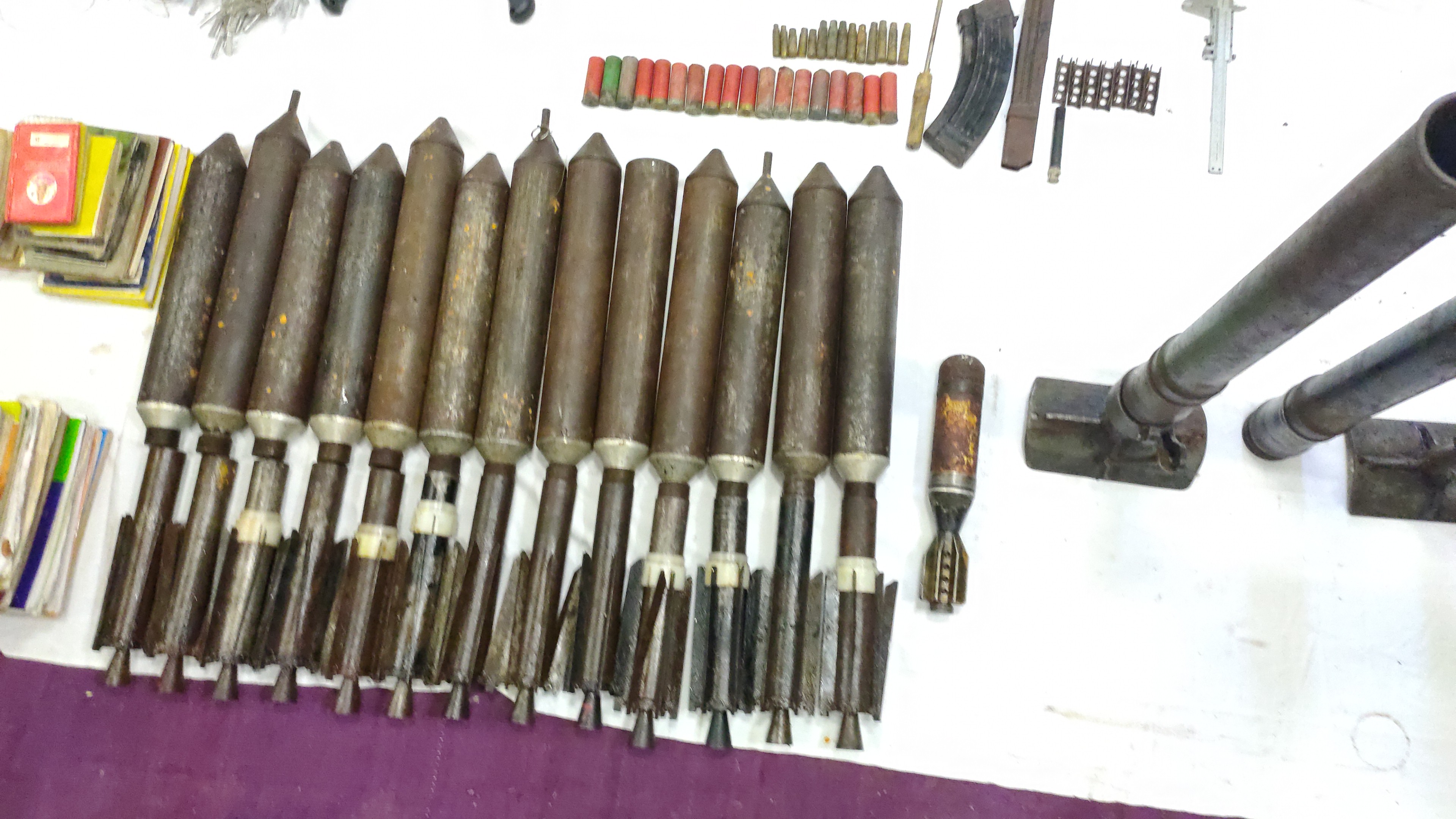 Large amount of explosives recovered