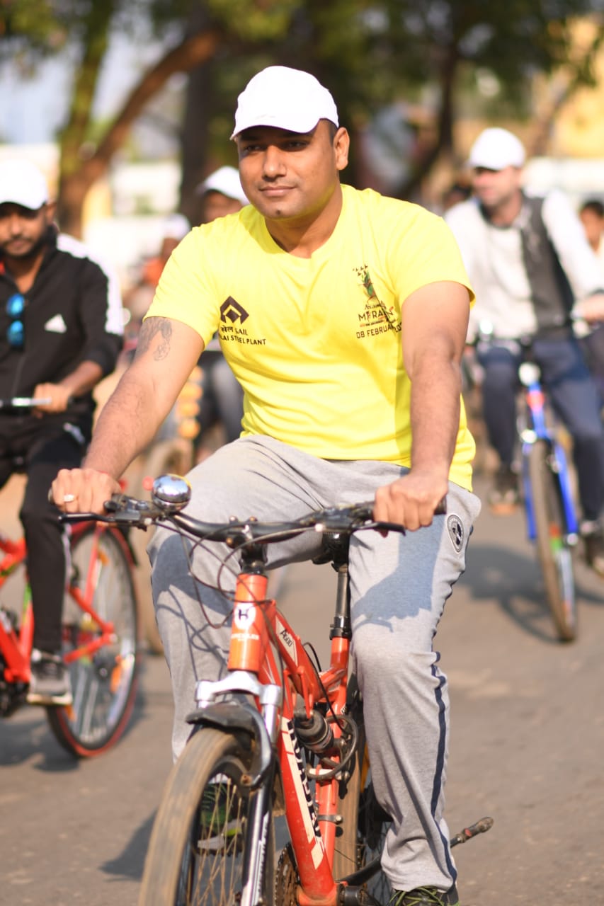 Cycle rally organized in Narayanpur